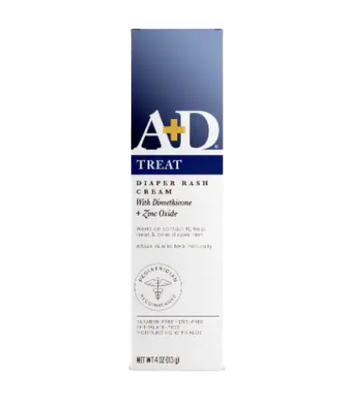 A+d Treat Diaper Rash Cream W Zinc 4oz