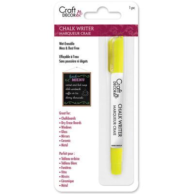 Chalk Writer Neon Yellow 1pc
