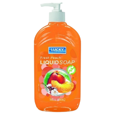 Lucky Liquid Soap Peach 15oz