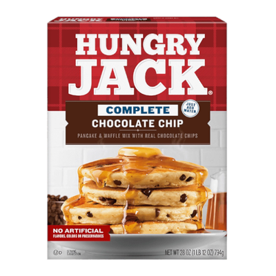 Hungry J Chocolate Chip Pancake Mix 28oz