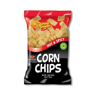 Sunshine Snack Corn Chip Hot & Spicy 50g