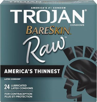 Trojan Bareskin Raw Latex Condoms