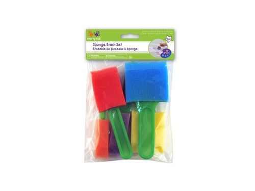 Krafty Kids Sponge Brush Set 5pc