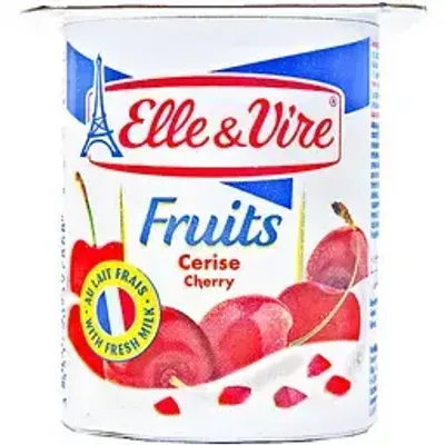 Elle & Vire Cherry Yogurt 125g