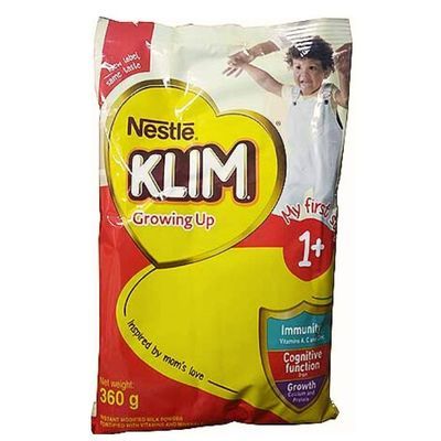 Nestle Klim 1+ Growing Up Bag 360g