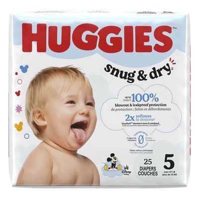 Huggies Snug & Dry Size 5 25 ct