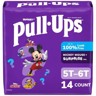 Pull-Ups Boys Potty Training Pants, Size 5T-6T, 14 Count