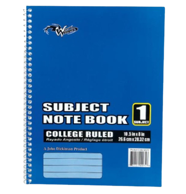 Winners Subject 1 Notebook