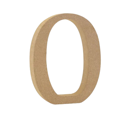 Wood Numbers  5 1/8"