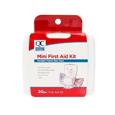 Quality Choice Mini First Aid Kit 20pc