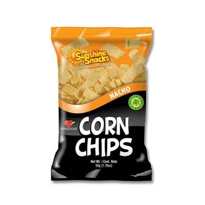 Sunshine Snack Corn Chip Nacho 50g