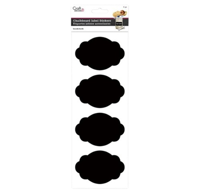 Chalkboard Label Stickers 4pc