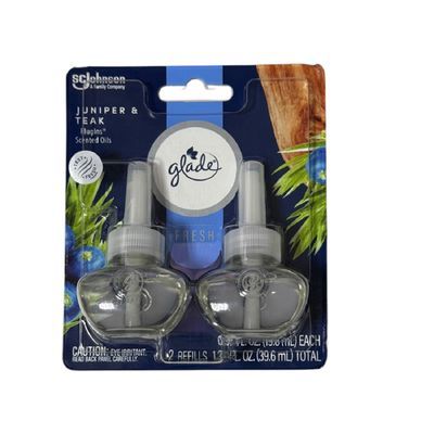 Glade Plug In Refill Juniper & Teak 2 ct