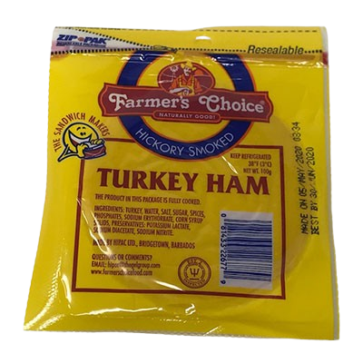 Farmer Choice Turkey Ham100g