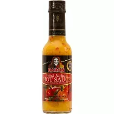 Baron West Indian Hot Sauce  5.5oz