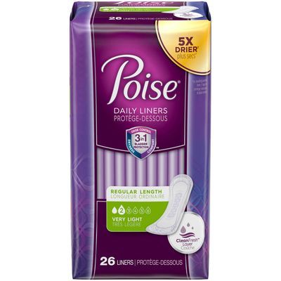 Poise Adult Liners 26