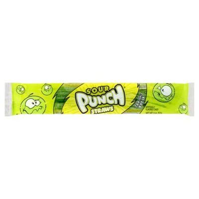 Sour Punch Sweet & Sour Apple Fruit Flavor Straws