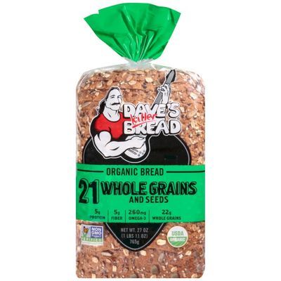 Dave's Killer Bread Dkb Org 21 Whl Grn 27 Oz - Bread, Bagels