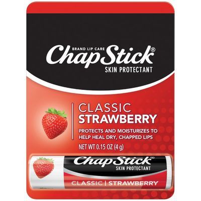 Chapstick Classic (strawberry Flavor, 0.15 Ounce) Lip Balm Tube