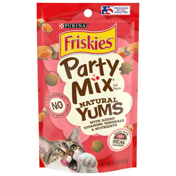Friskies Party Mix Natural Yums Salmon Cat Treat