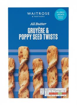 Waitrose Gruyere & Poppyseed Twist
