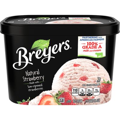 Breyer's Ice Cream Strawberry 48 Oz