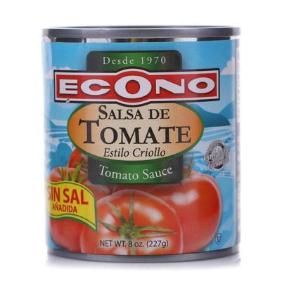 Econo Salsa Tomate Sin Sal 8 Oz