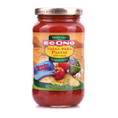 Econo Salsa Chunky Garlic Cheese 14z