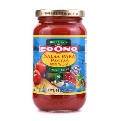 Econo Salsa Pasta Spicy 14 Oz