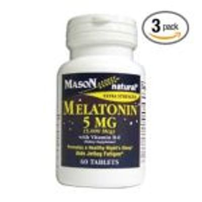 Mason Natural Melatonin 5mg 60s