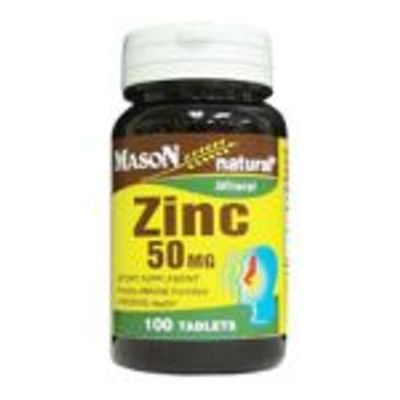 Mason Natural Zinc 50mg 100s