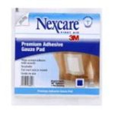 Nexcare Gauze  Adhesive Pads 3/8''x4''