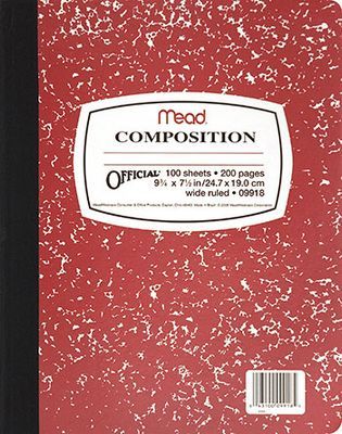 Mead Composition Book Marble