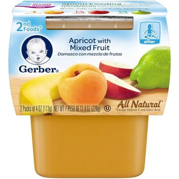 Gerber Apricot With Mixed Fruit 2nd Food