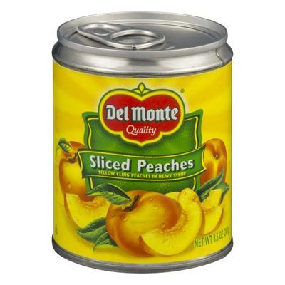 Delmonte Sliced Peaches 8.5oz