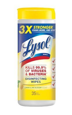 Lysol Disinfecting Wipes, Lemon & Lime Blossom