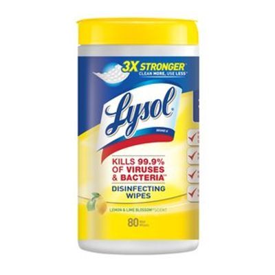 Lysol Wipes Lemon Lime
