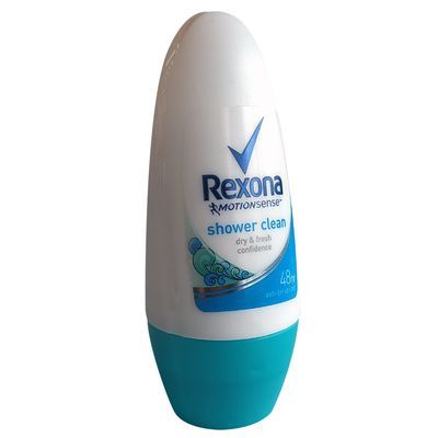 REXONA SHOWER CLEAN Deodorant For Women Roll On 45ml X 4 PCS
